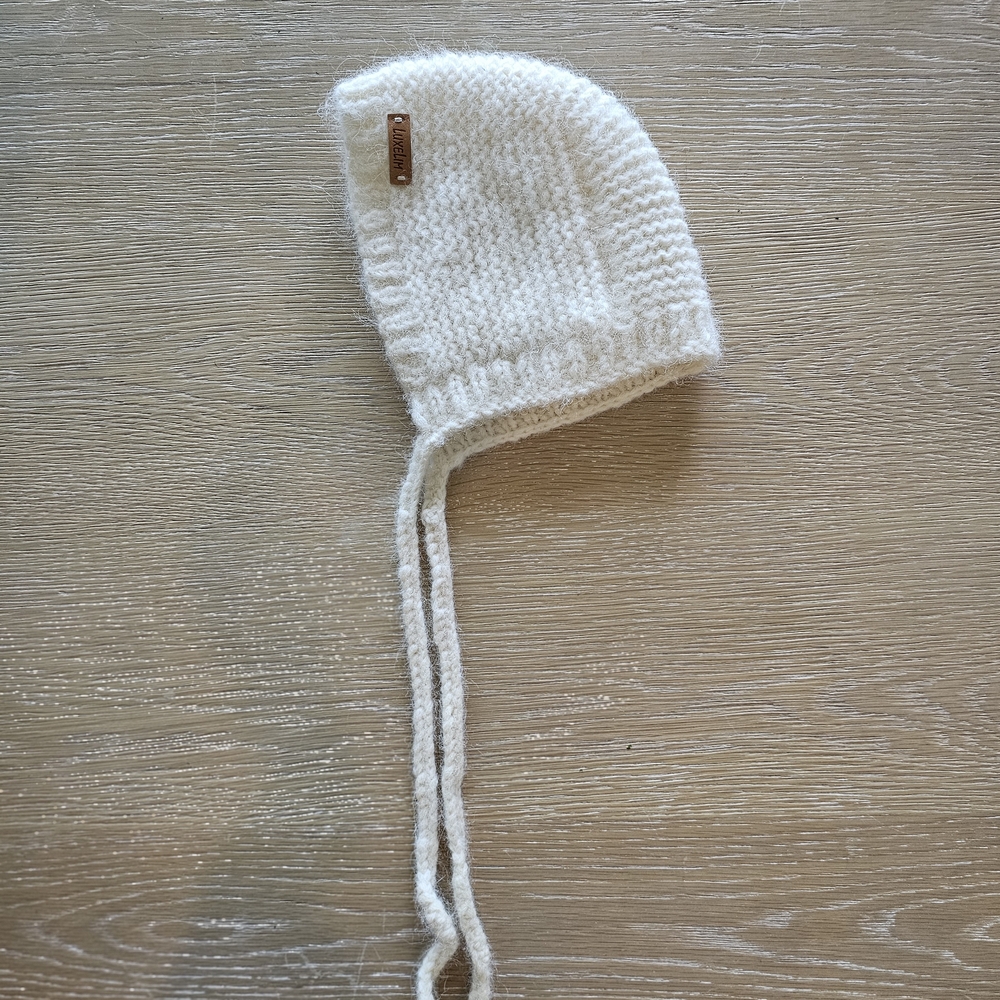 Luxelim Angora Wool Hand Made Bonnet